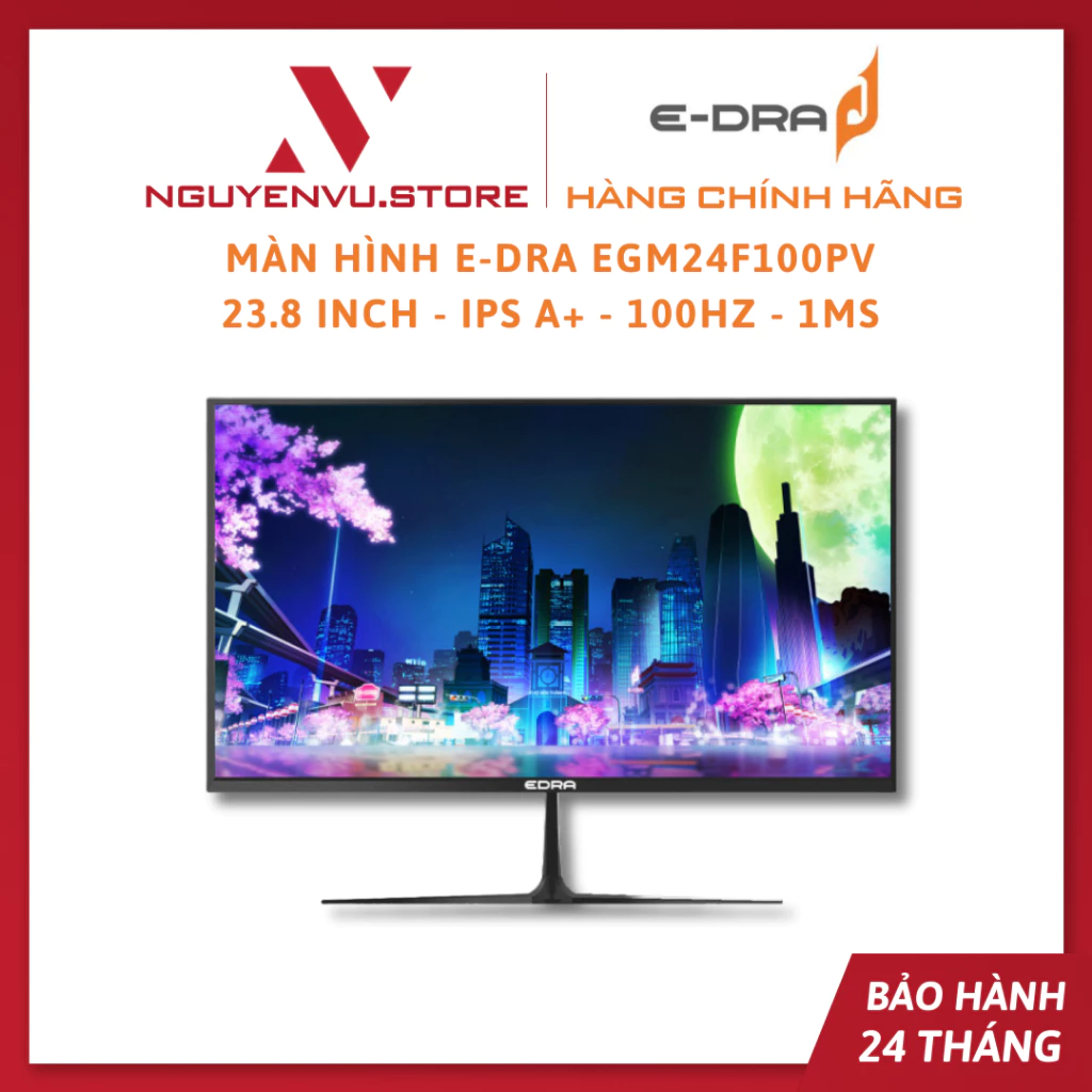 Màn hình Gaming E-dra EGM24F100H (23.8\"/FHD/IPS/100Hz/1ms) /EGM24F100PV 23.8\" / EGM22F100 21.5\" / EGM27F100H 27\" 100Hz