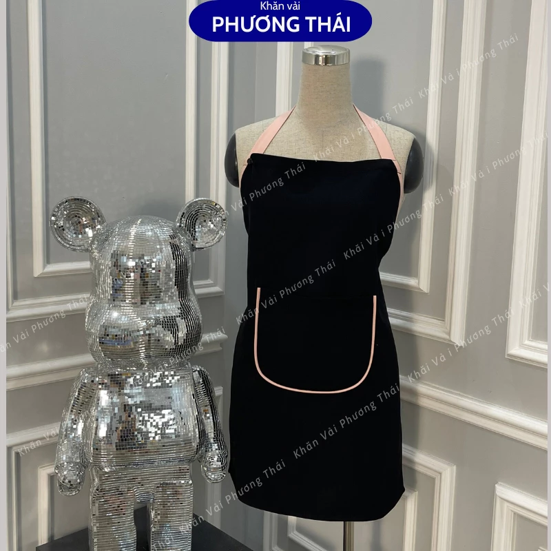 Tạp dề cho spa, tạp dề tiệm nails mi, phun xăm, thẩm mỹ