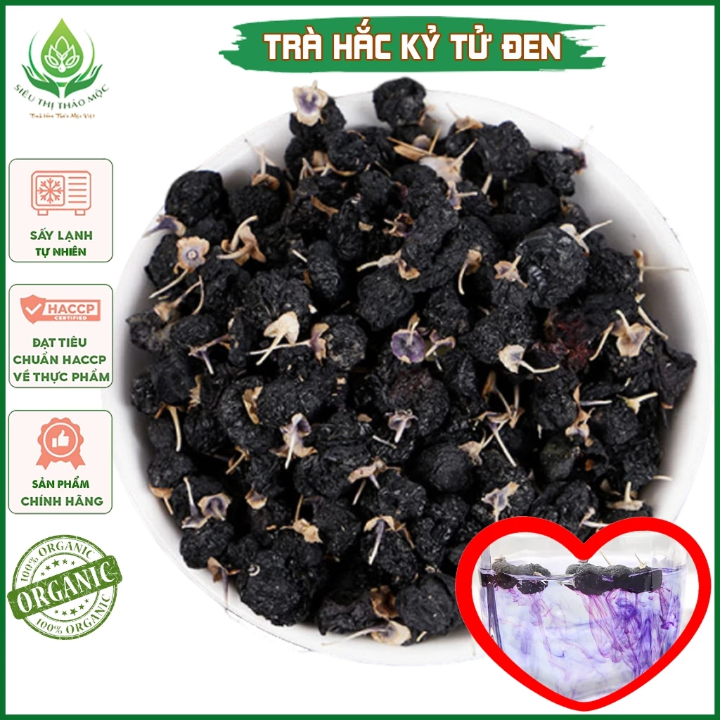 ✅[CHÍNH HÃNG] Hắc Kỷ Tử (Kỳ Tử Đen) Tây Tạng Sấy Khô Quả To Đẹp Da Tăng Cường Thị Lực Chống Lão Hóa