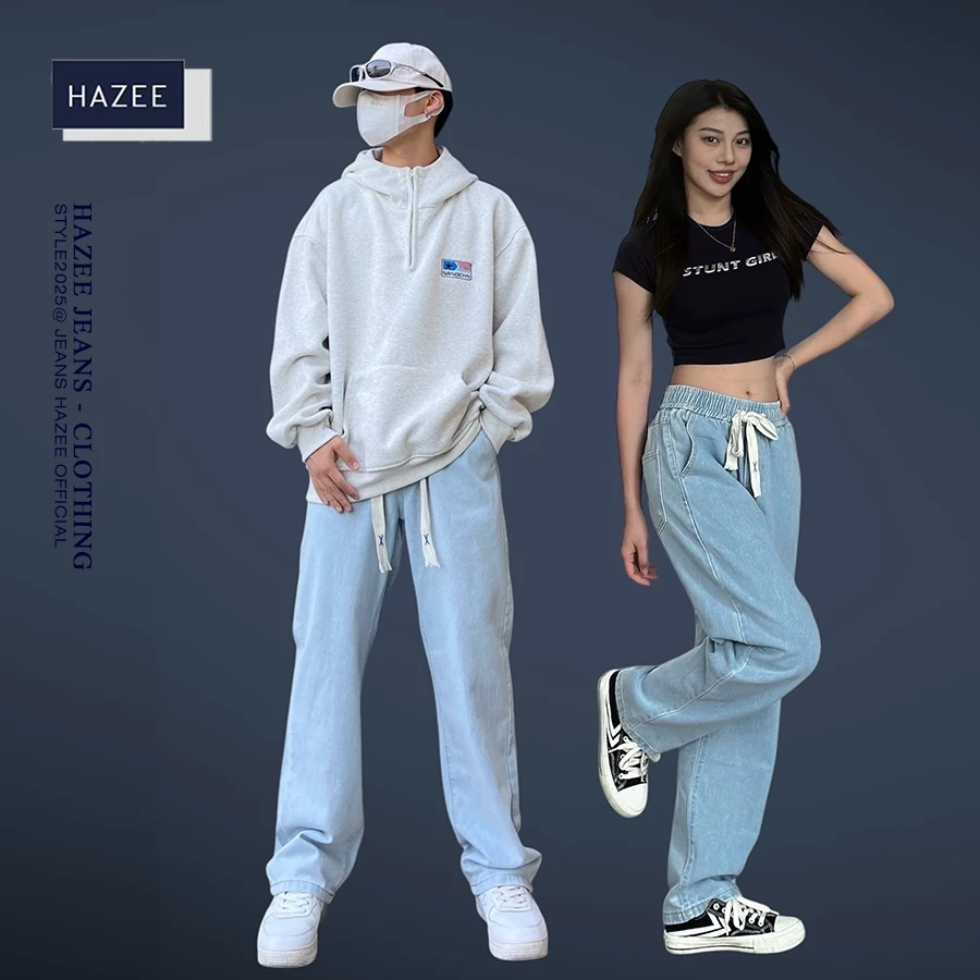Quần Jean Nam Nữ HAZEE Baggy – Hot Shopee, Mẫu Mới 2025, Chuẩn Xu Hướng