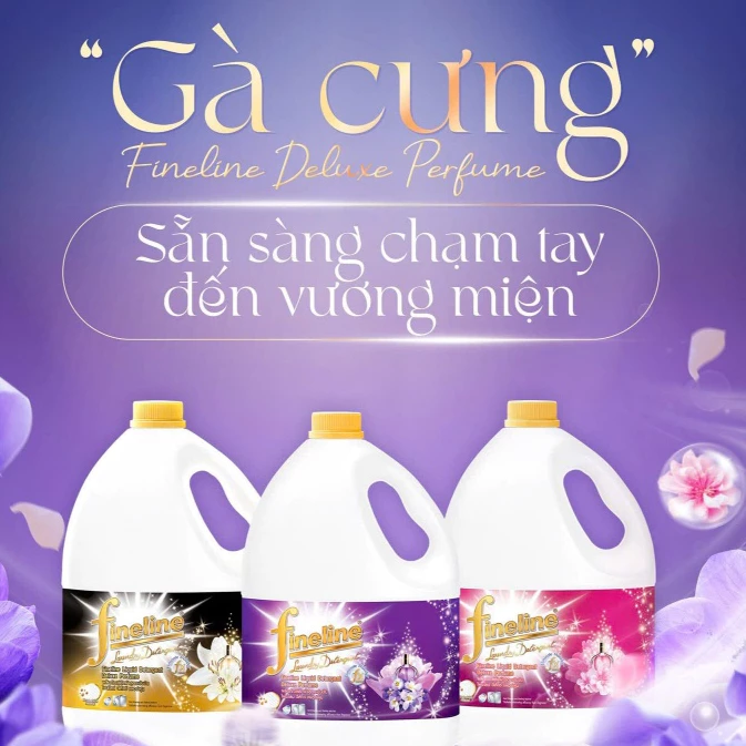 Nước Giặt Fineline Đậm Đặc Hương Nước Hoa Cao Cấp | Việt Thái Phát (3000ml/can)