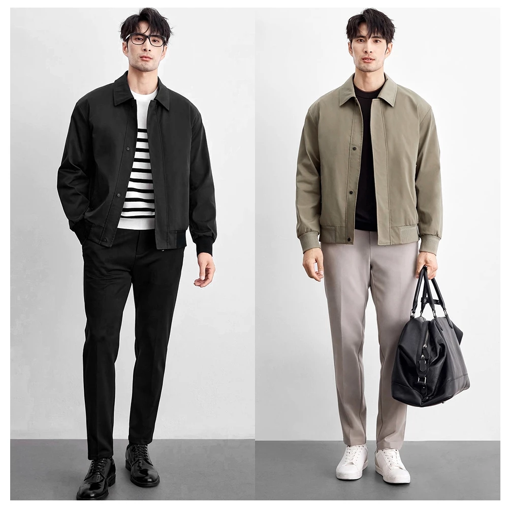 [Sẵn + HỏaTốc] Áo Khoác Gió Basic, Trơn Nam style Hàn Quốc, Thời Trang Công Sở, Lịch Sự, Tôn Dáng - AK45