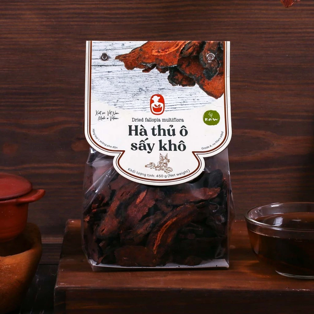 Hà thủ ô sấy khô đặc sản Langfarm - Thảo mộc cho sức khoẻ, thơm dịu vị thiên nhiên, hàng loại 1