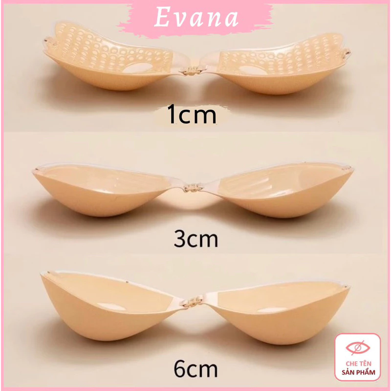 (Loại 1 Video+Ảnh thật by EVANA) ÁO DÁN NÂNG NGỰC SILICON CÀI TRƯỚC NHIỀU CỠ