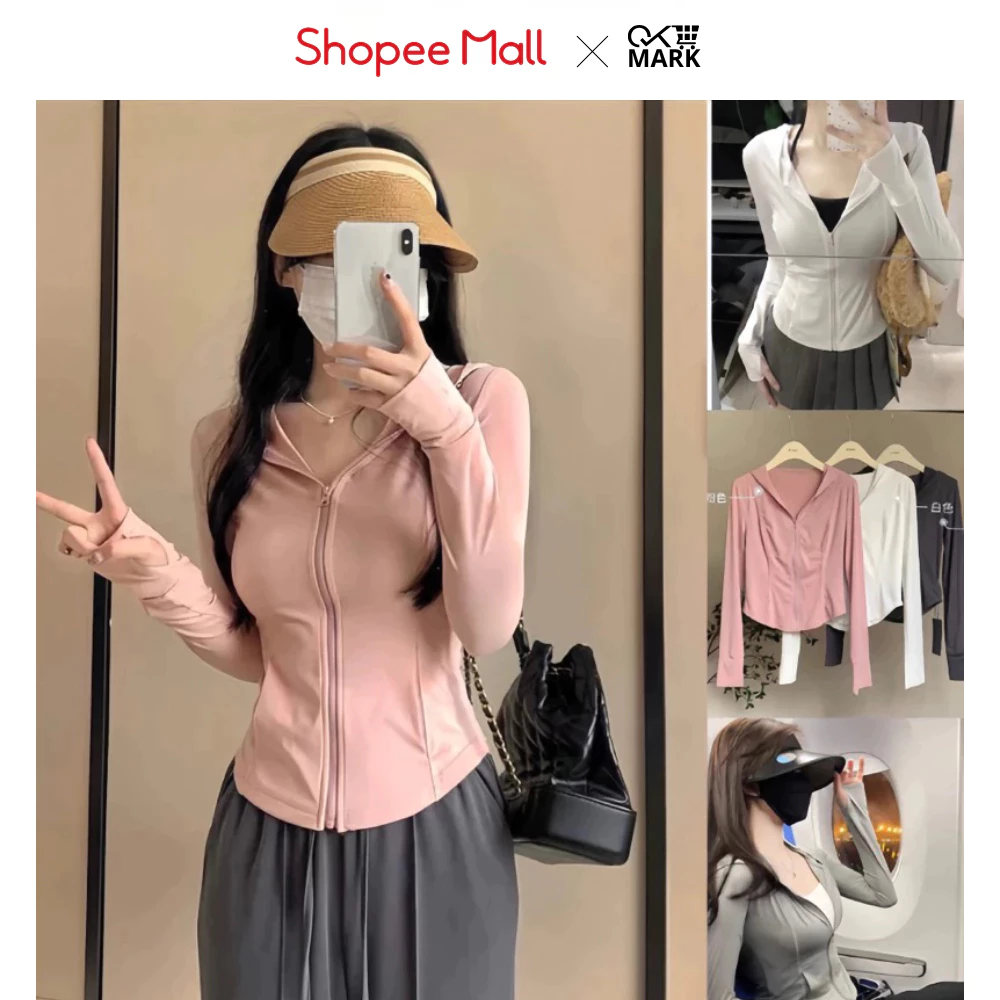 Áo Chống Nắng Nữ DIDOOGLT Chất Vải Mềm Mại Chống Tia Cực Tím - Áo Chống Nắng Thời Trang Cao Cấp