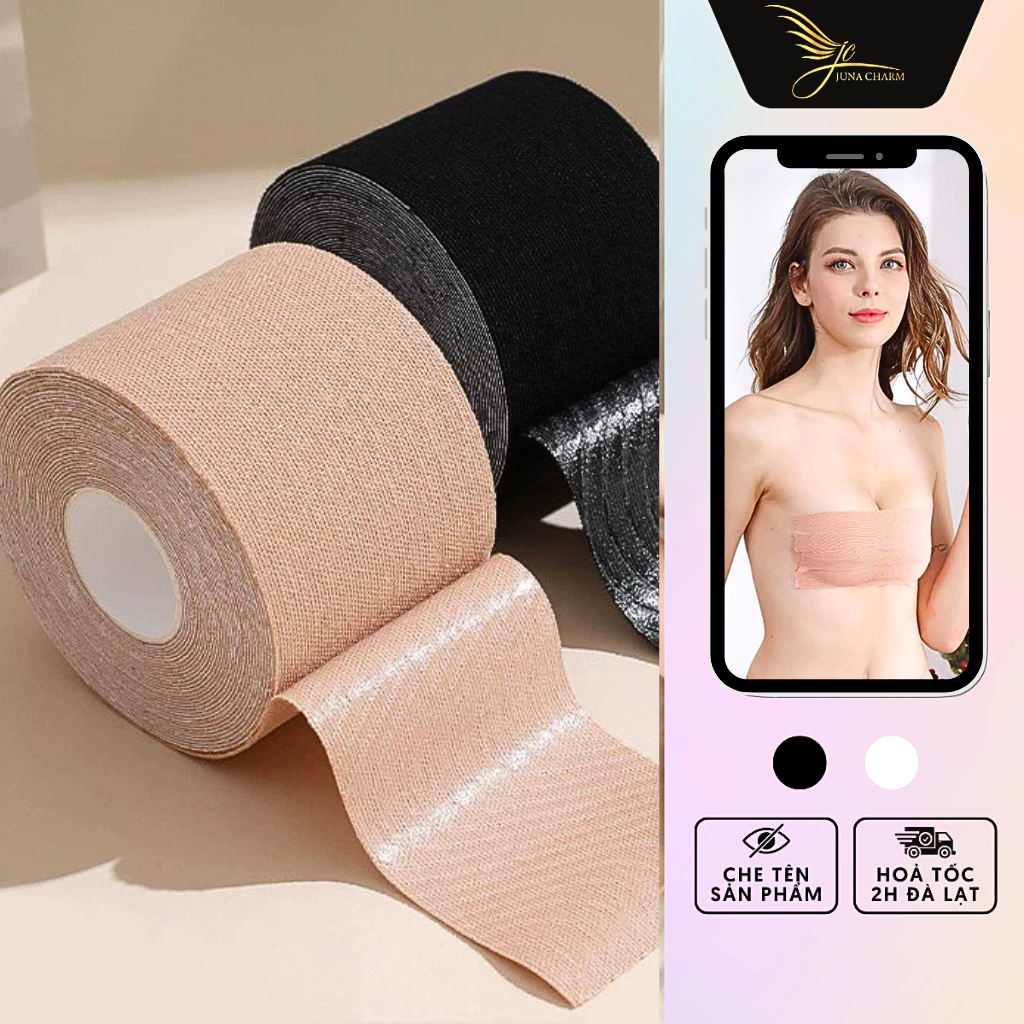 Băng Keo Dán ngực, Cuộn Dán Ngực, Miếng Dán Ngực, Dán Ti Chất Liệu Vải, Chống Nước, Kích Thước 5cm*5.0m/SP0m/SP1362