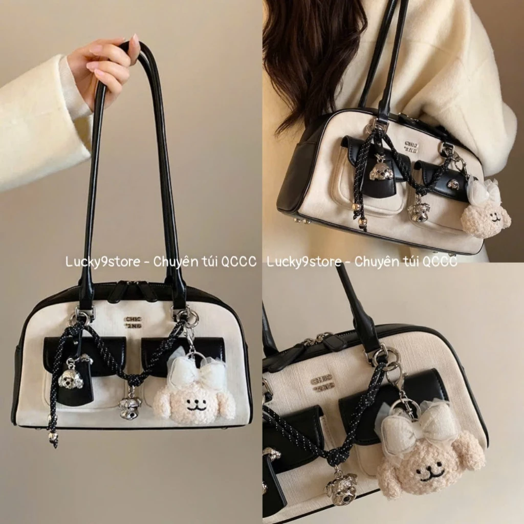 Túi nữ Túi Chio 2nd đeo vai size 29 tặng charm treo túi xinh chuẩn hàng Quảng Châu đẹp HS100#