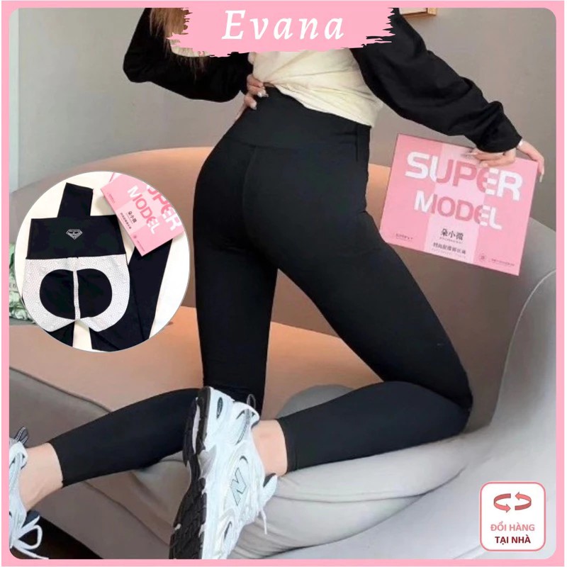 Quần dài Legging 6.0 su đúc, Quần Legging đùi ngố mềm mịn hàng chuẩn Fullbox QLG01