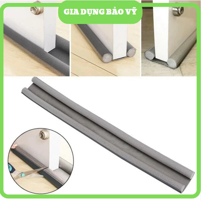 Nẹp mút xốp chặn đáy khe cửa - Cách nhiệt, cách âm, ngăn côn trùng, chống kẹt tay chân bé, chống bụi