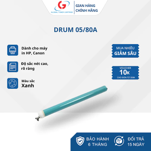Drum (Trống in) 05A/80A dùng cho HP 2035, 2055d, M400/ M401 - Canon LBP 251, 252dw, 6300, 6650, 6670