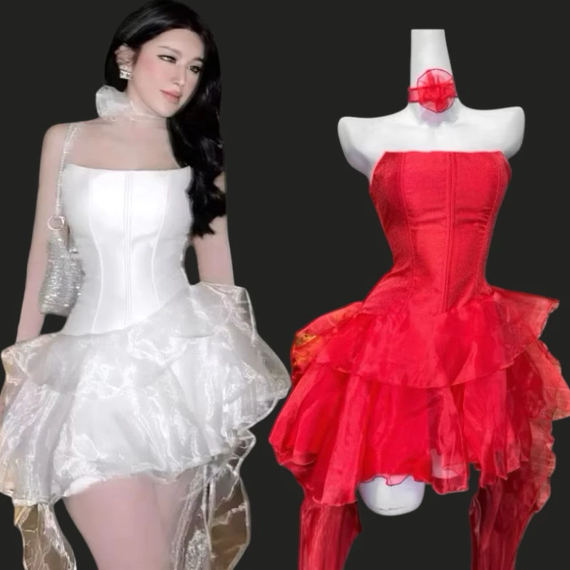 Đầm cúp ngực coset eo Briebrie thiết kế cao cấp chất liệu tafta, sang chảnh - 431