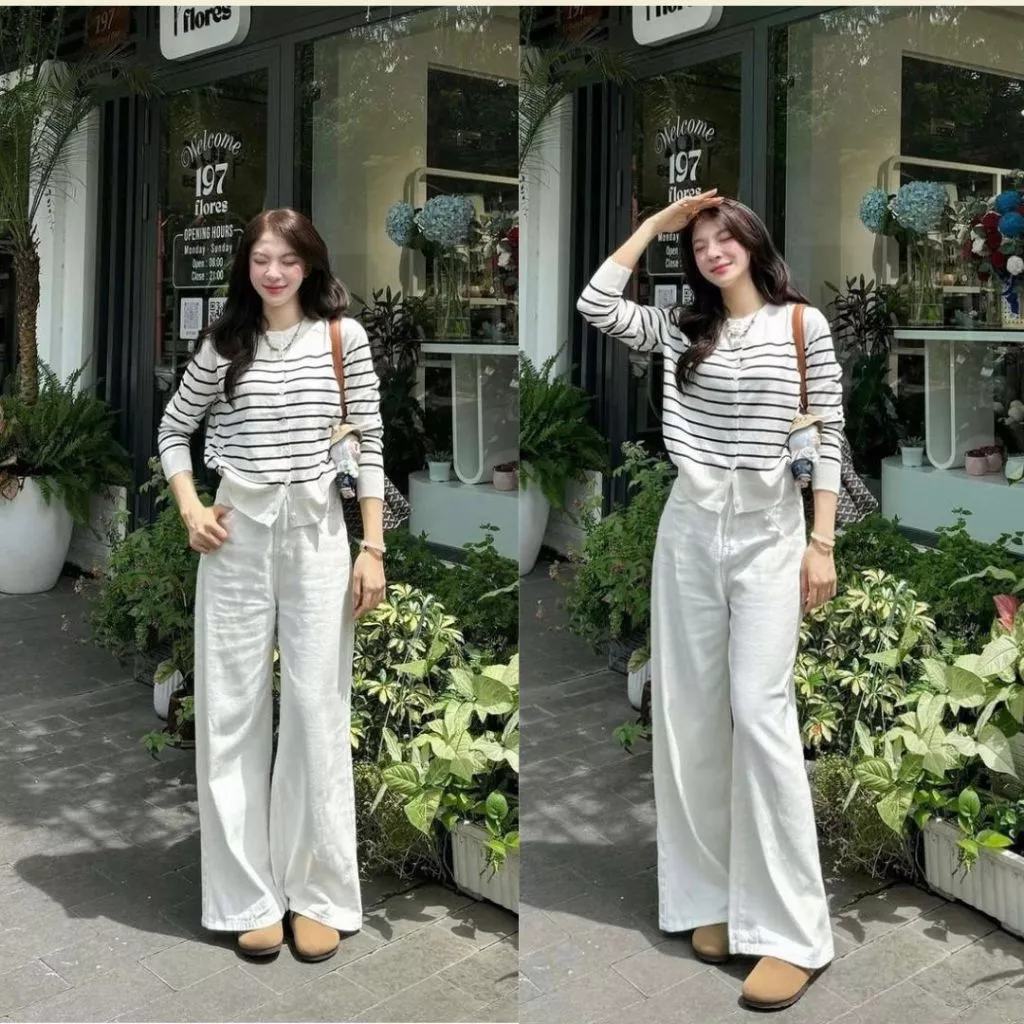 Quần Jeans Ống Rộng Nữ Joolate Form Rộng Dài Chùm Phủ Chân Hơi Loe Nhẹ Chất Jean Mềm Đủ Màu