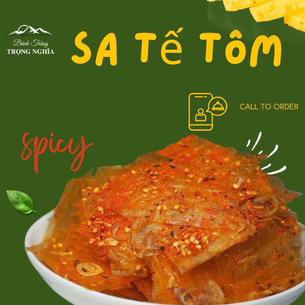 500G Bánh Tráng Sa Tế Tôm Trọng Nghĩa