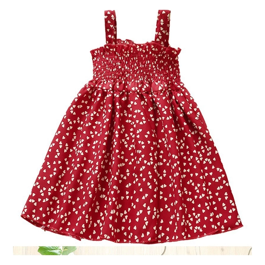 Váy cho bé gái, đầm 2 dây họa tiết cho bé size đến 55kg - Váy MAXI