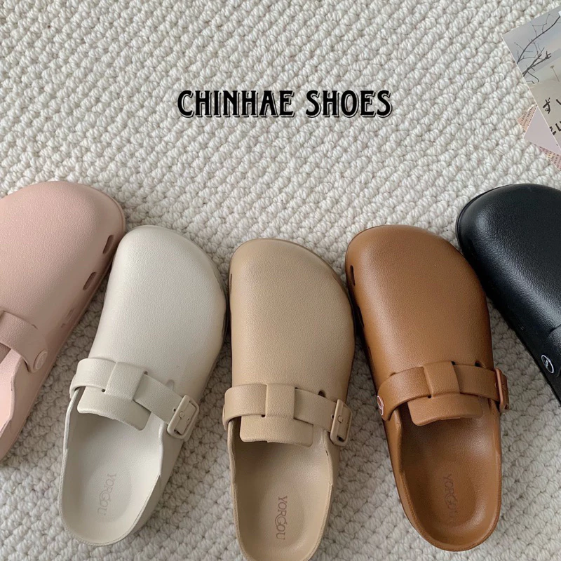 Dép sục crocs siêu nhẹ Eva chống mùi chống thấm nước chống trượt tăng chiều cao đế dày nhiều màu sắc trẻ trung S029