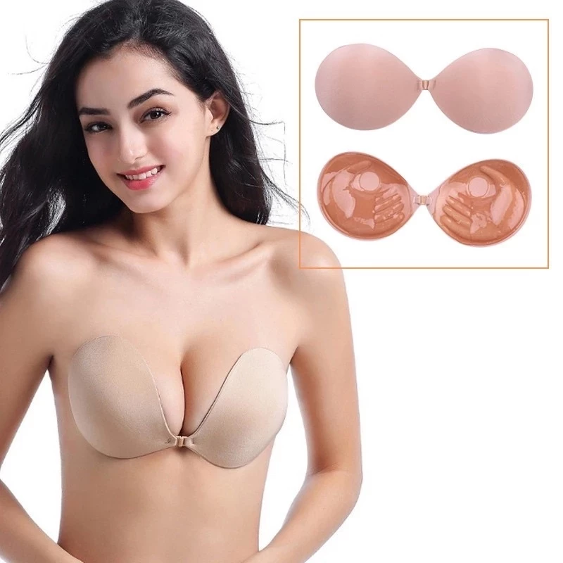 Áo Dán Đẩy Ngực Đệm Bàn Tay Cài Trước Tạo Khe Siêu Đẹp P29 ( Kèm Dây Trong)