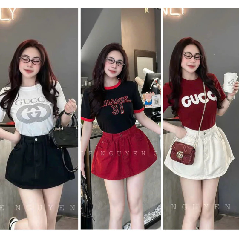 🔥Hot🔥 Chân váy jeans xòe xinh có quần jeans trong phom A🌷KLii sẵn