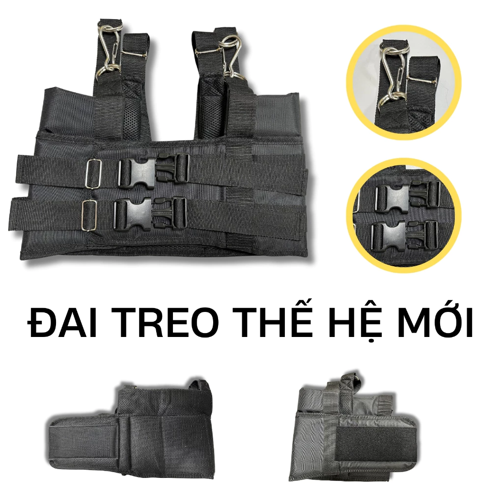 Đai Treo Xà Đơn Kéo Giãn Cột Sống Lưng - Cải Thiện Thoát Vị Thoái Hóa cột sống-Cải Tiến Đệm Nách