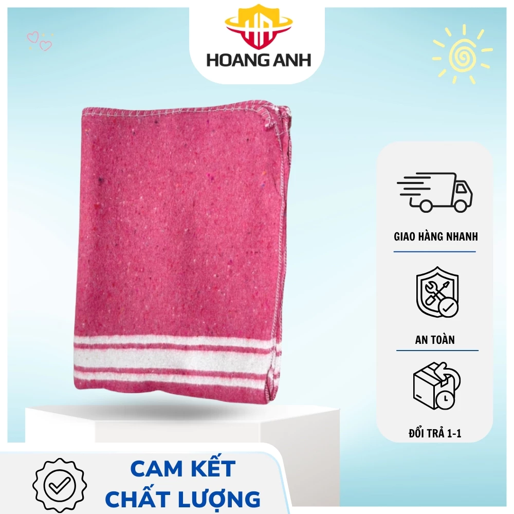 Chăn chiên chữa cháy sợi cotton, dập tắt đám cháy hiệu quả, kích thước 1,5x2m