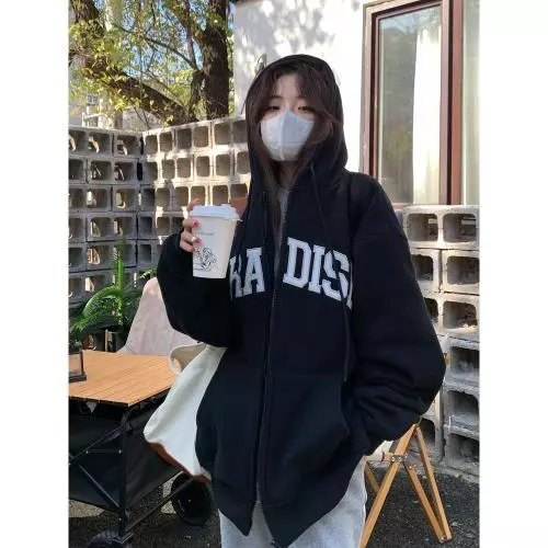 Áo hoodie zip PARADISE unisex - Áo khoác nỉ local brand hot trend 2025, mặc ấm chuẩn Hàn
