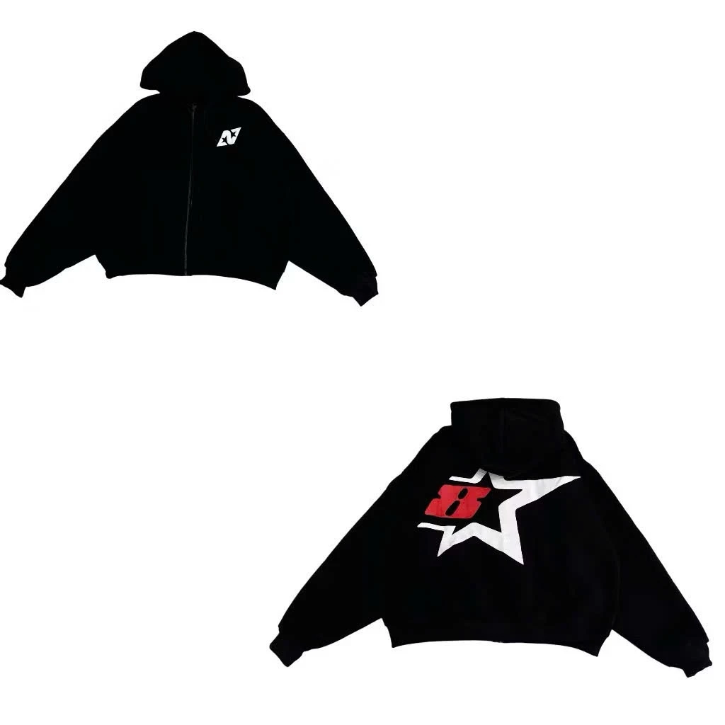 ÁO KHOÁC NỈ LỬNG FORM BOXY VẢI THUN NỈ MỀM MỊN THOÁNG MÁT LOGO IN NỔI ĐẶC SẮC CÁ TÍNH PHÙ HỢP THỜI TRANG