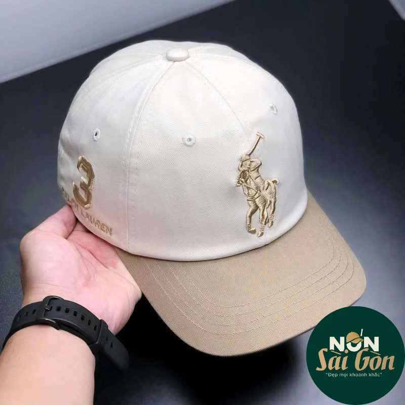 (Hàng VNXK) Nón nam nữ, mũ lưỡi trai Polo vải Kaki Form mềm thời trang (Ảnh thật)-HP