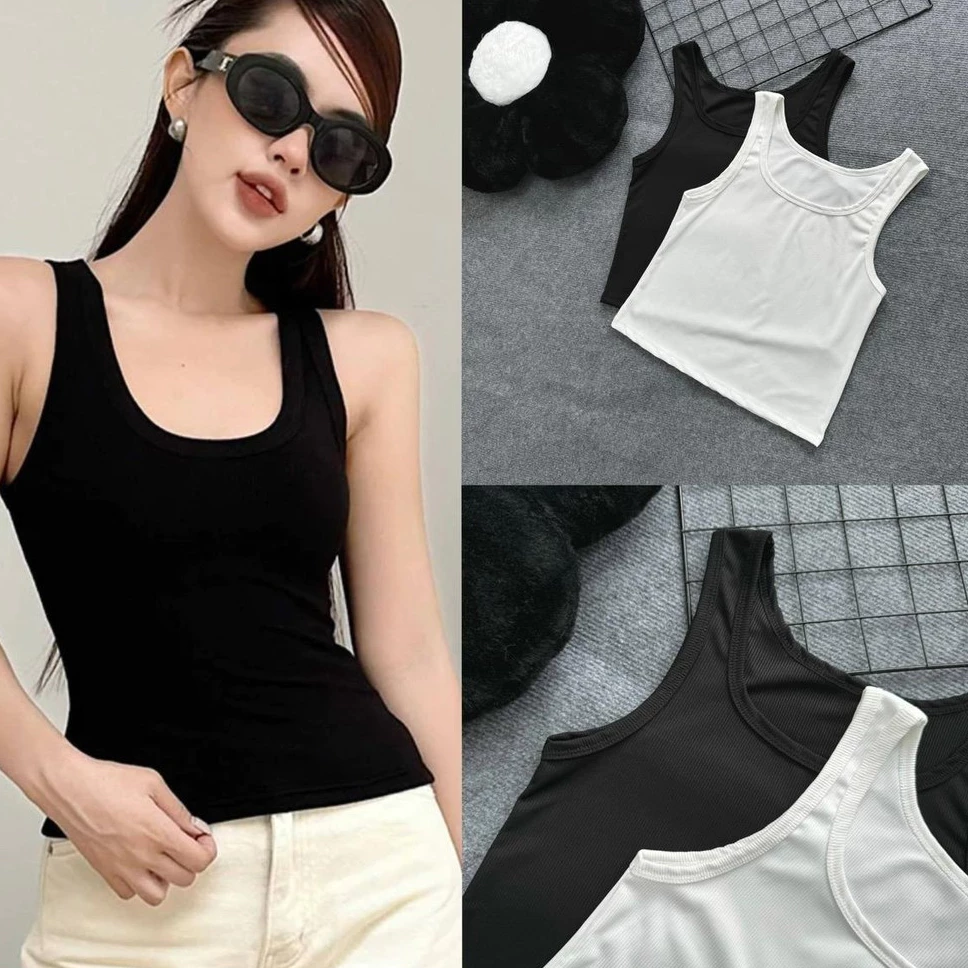 Áo thun ba lỗ Bigsize Nữ 50-100kg vải thun tăm co giãn mặc thoải mái trẻ trung năng động - G245