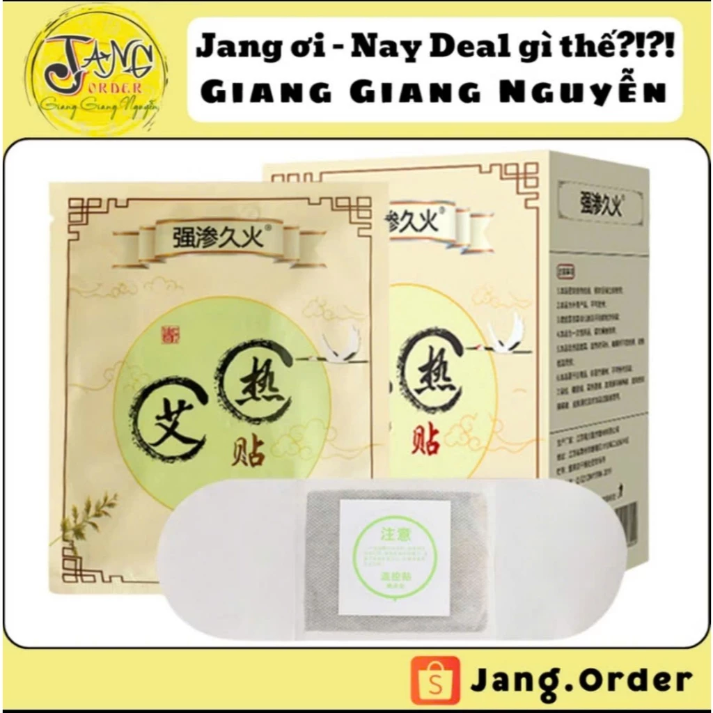 Miếng dán tỏa nhiệt ngải cứu Tịch Ngải Đường