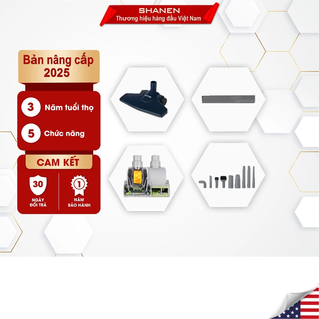 Phụ kiện máy hút bụi cầm tay, lau sàn nhà X10 PRO SHANEN