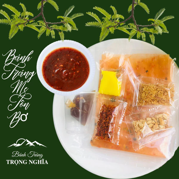 (5Bịch) Bánh tráng Me Tôm Bơ Trọng Nghĩa