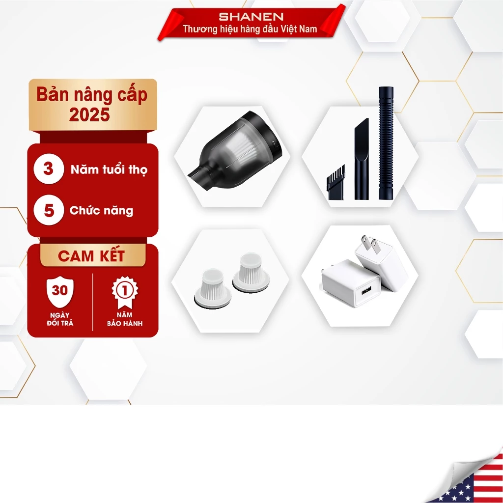 Phụ kiện máy hút bụi thổi mini 2.5 Turbo SHANEN