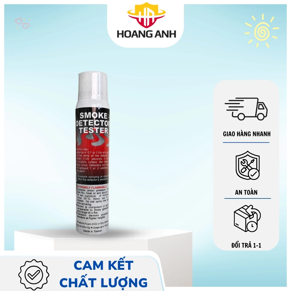 Chai xịt thử khói cao cấp Horing AH-03151 hàng nhập khẩu chính hãng, tạo khói kiểm tra các trang thiết bị PCCC