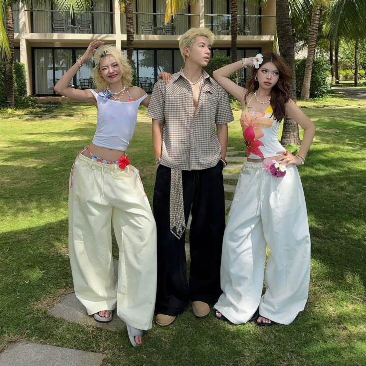 AB HOUSE - Quần kaki ống suông rộng WIDE LEG thời trang nam nữ