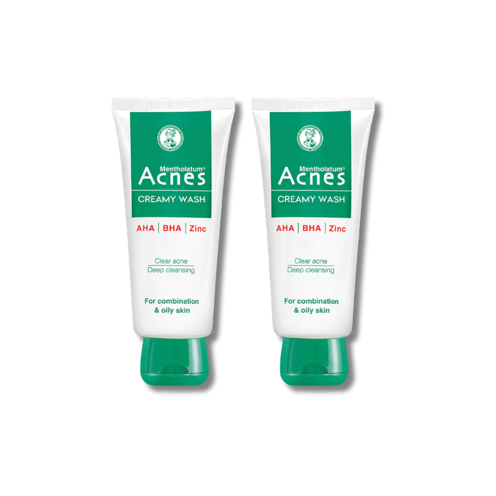 [VB] Combo 2 x Sữa rửa mặt ngăn ngừa mụn Acnes Creamy Wash 100g
