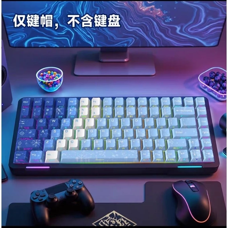 Keycap Iceberg xuyên led siêu đẹp Cherry profile PBT siêu đẹp cho bàn phím
