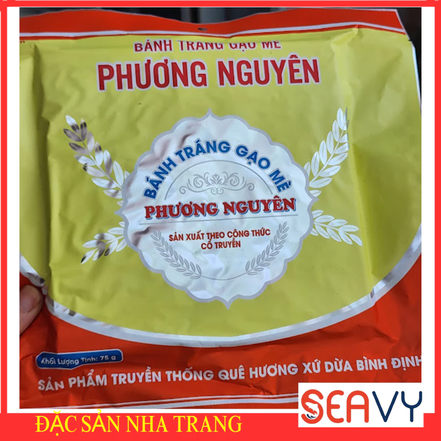 Bánh tráng gạo mè nướng sẵn gói 75g giòn rụm thơm, ăn vặt kèm món gỏi quá tuyệt