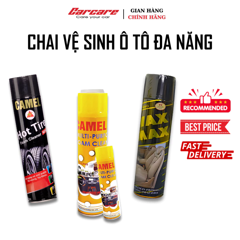 Chai Vệ Sinh Nội Thất Ô Tô Đa Năng Camel