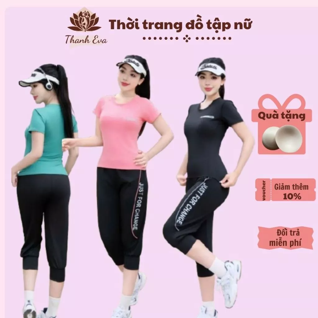 Bộ lửng thể thao B31 áo phủ bụng quần lửng tập gym , yoga , aerobic, đánh bóng , đạp xe ...