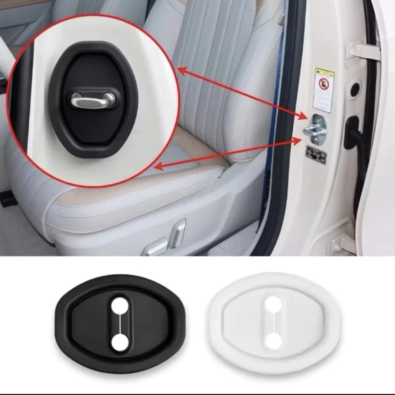 [Loại 1] Combo 4 Đệm Khóa Cửa Silicone Ô Tô – Chống Va Đập, Giảm Sốc, Hạn Chế Han Gỉ, Bảo Vệ Cửa Xe Hiệu Quả