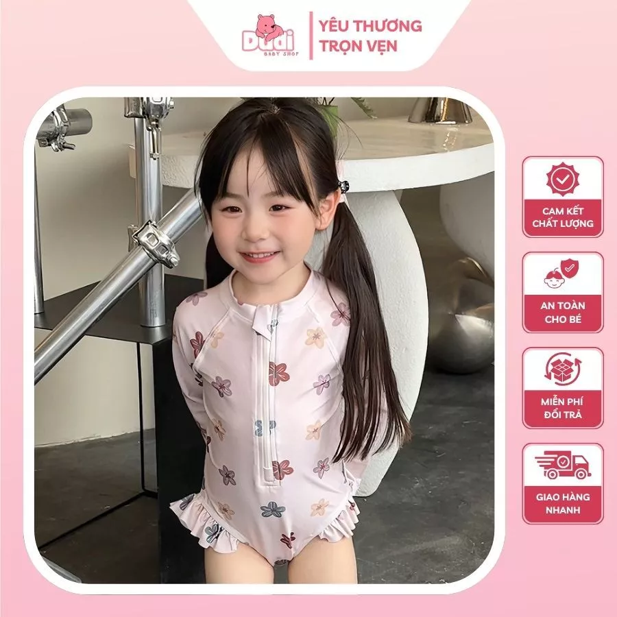 Đồ Bơi Body Cho Bé Gái, Bé Trai, Chất Liệu Polyester Cao Cấp Hàng Quảng Châu Loại 1 Mềm Mịn Hình In Cute  - ĐB002