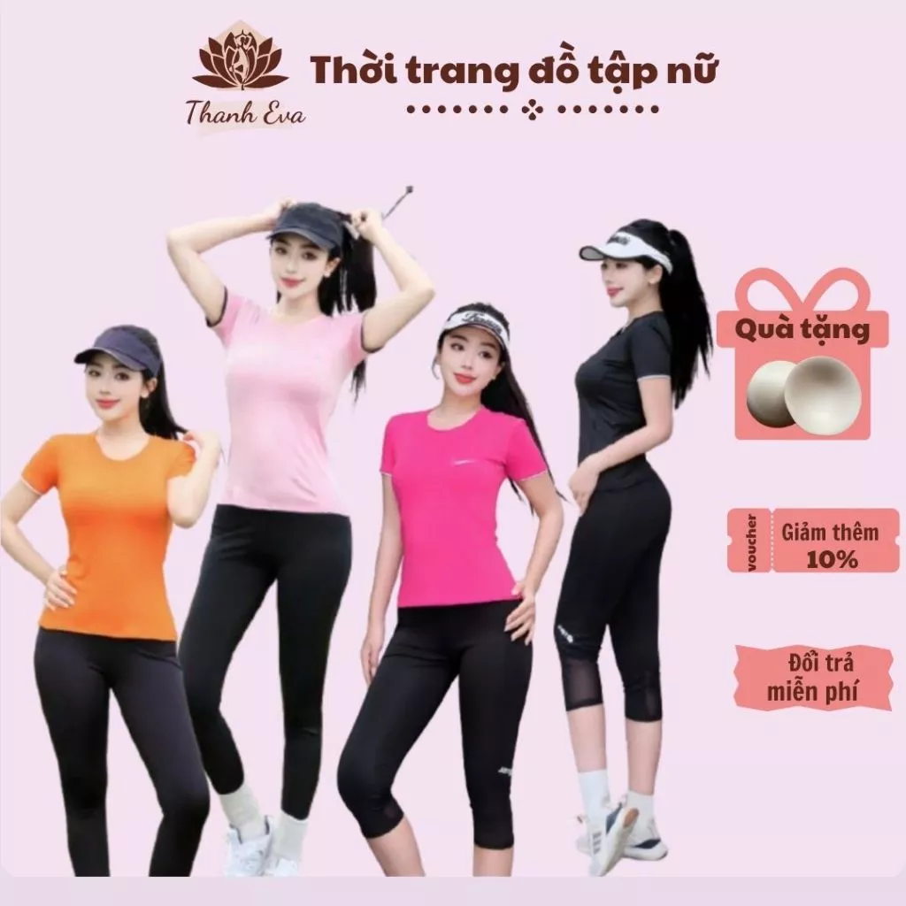 Áo thể thao tập gym , áo tập yoga, chạy bộ, áo đánh bóng... Áo thun kín bụng thể thao