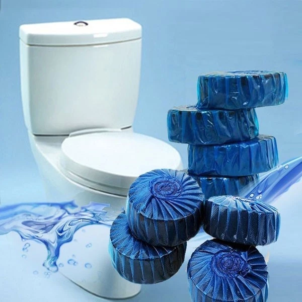 Viên xả bồn cầu, viên thả bồn cầu khử mùi, viên tẩy bồn cầu tẩy sạch ố vàng diệt khuẩn túi 10 viên