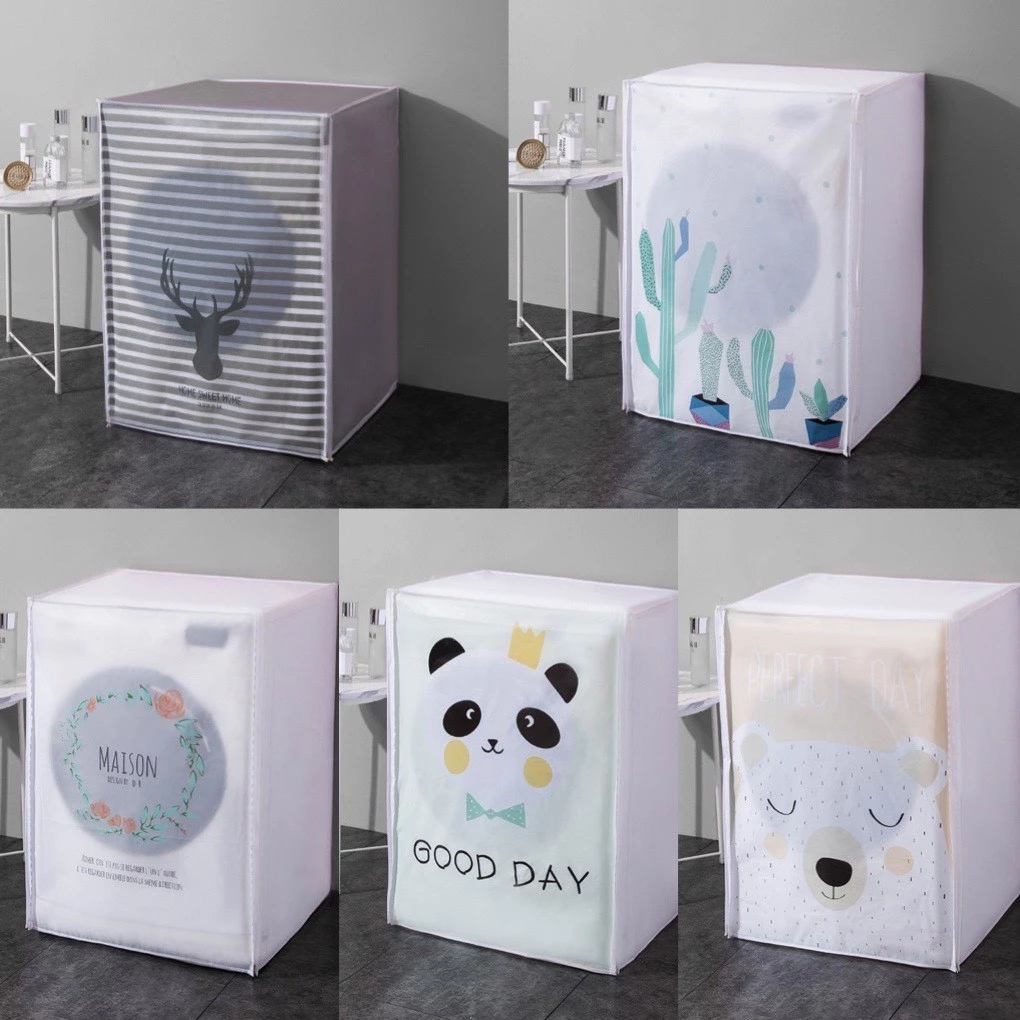 Bọc Máy Giặt Cửa Ngang Và Cửa Trên 6-9kg, Túi Che Phủ Máy Giặt Cao Cấp Chống Nước
