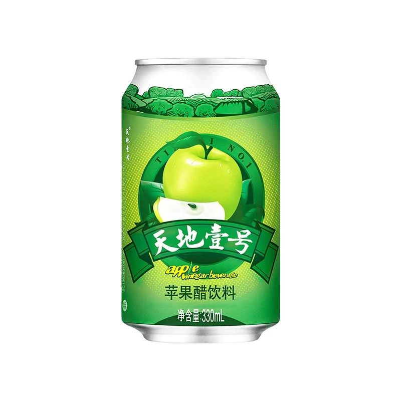 Nước uống dấm táo Trung Quốc TIANDI N01 dạng lon 330ml ,1 thùng15lon