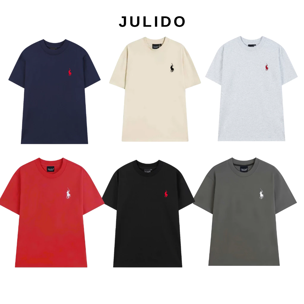 Áo phông trơn cotton Nam logo thêu chất Cotton  , chuẩn form, trẻ trung, thanh lịch