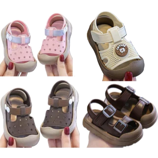 SANDAL BAO ĐẦU QUAI LỖ THOÁNG MỀM DẺO CHO BÉ MÃ 912