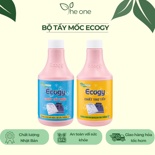 TẨY MỐC siêu sạch Ecogy tẩy sạch mốc, thâm kim, vết két mồ hôi, vết dầu mỡ, vết máu trên cả quần áo