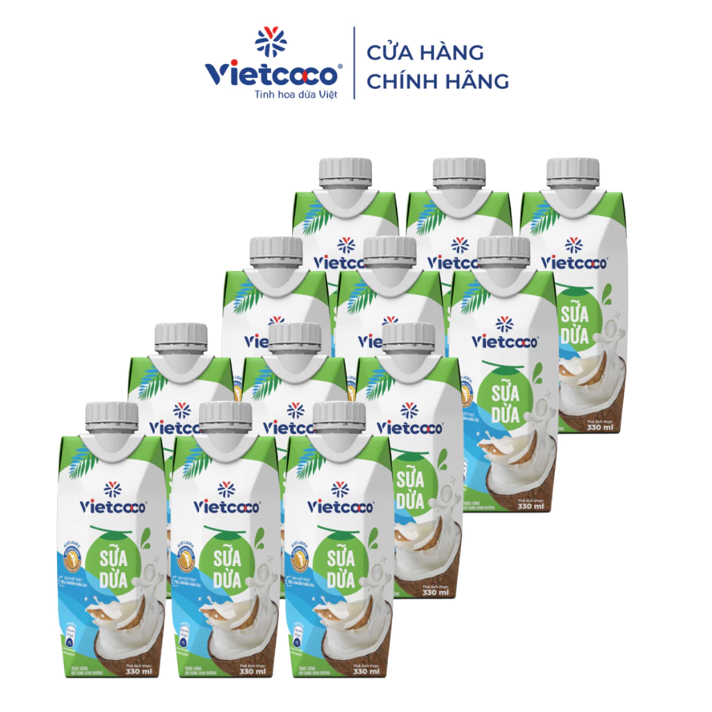 [COMBO 12 HỘP] Sữa dừa UHT Vietcoco 330ml