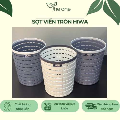 Sọt Hiwa mini đựng đồ. nhựa bền màu, rổ đựng bút văn phòng cao cấp. rổ vuông đựng cọ trang điểm