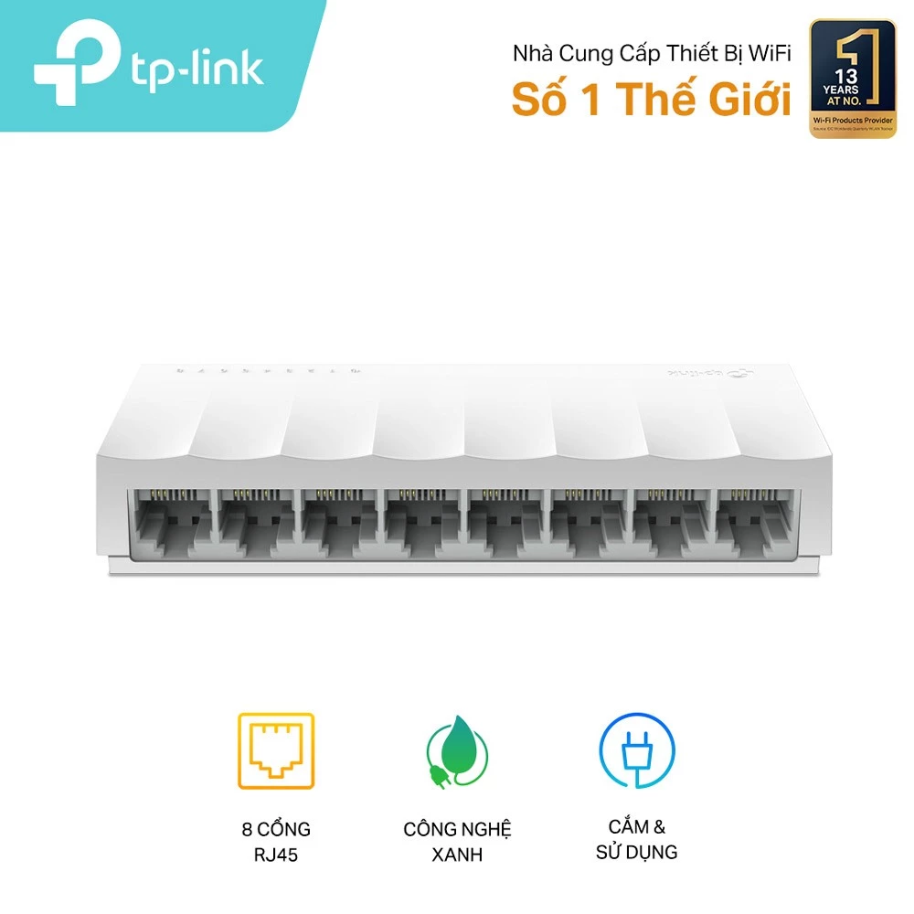 bộ chia mạng Switch TPLINK 5 Cổng  /  8 cổng 100Mbps chính hãng